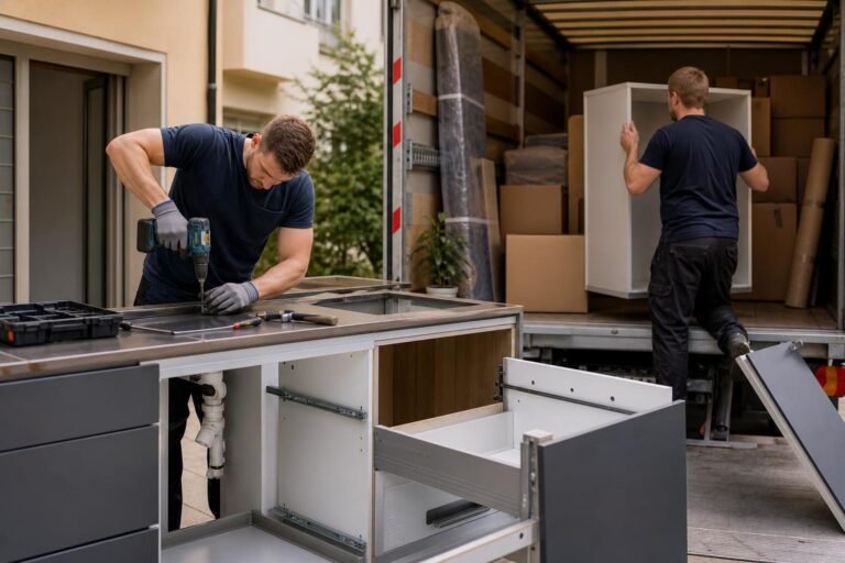 Küche beim Umzug: abbauen, mitnehmen, neu aufbauen